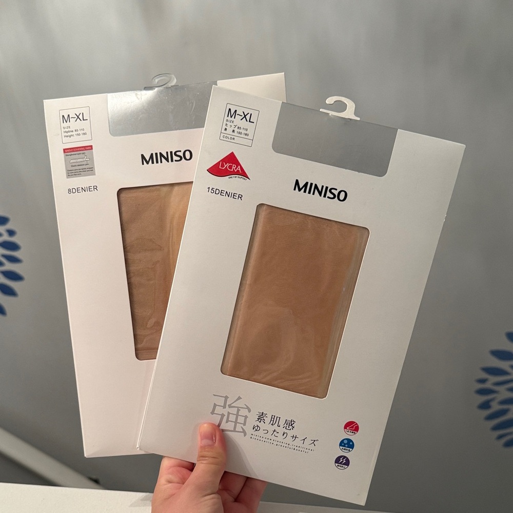 MINISO JAPAN pantyhose/stockings x2